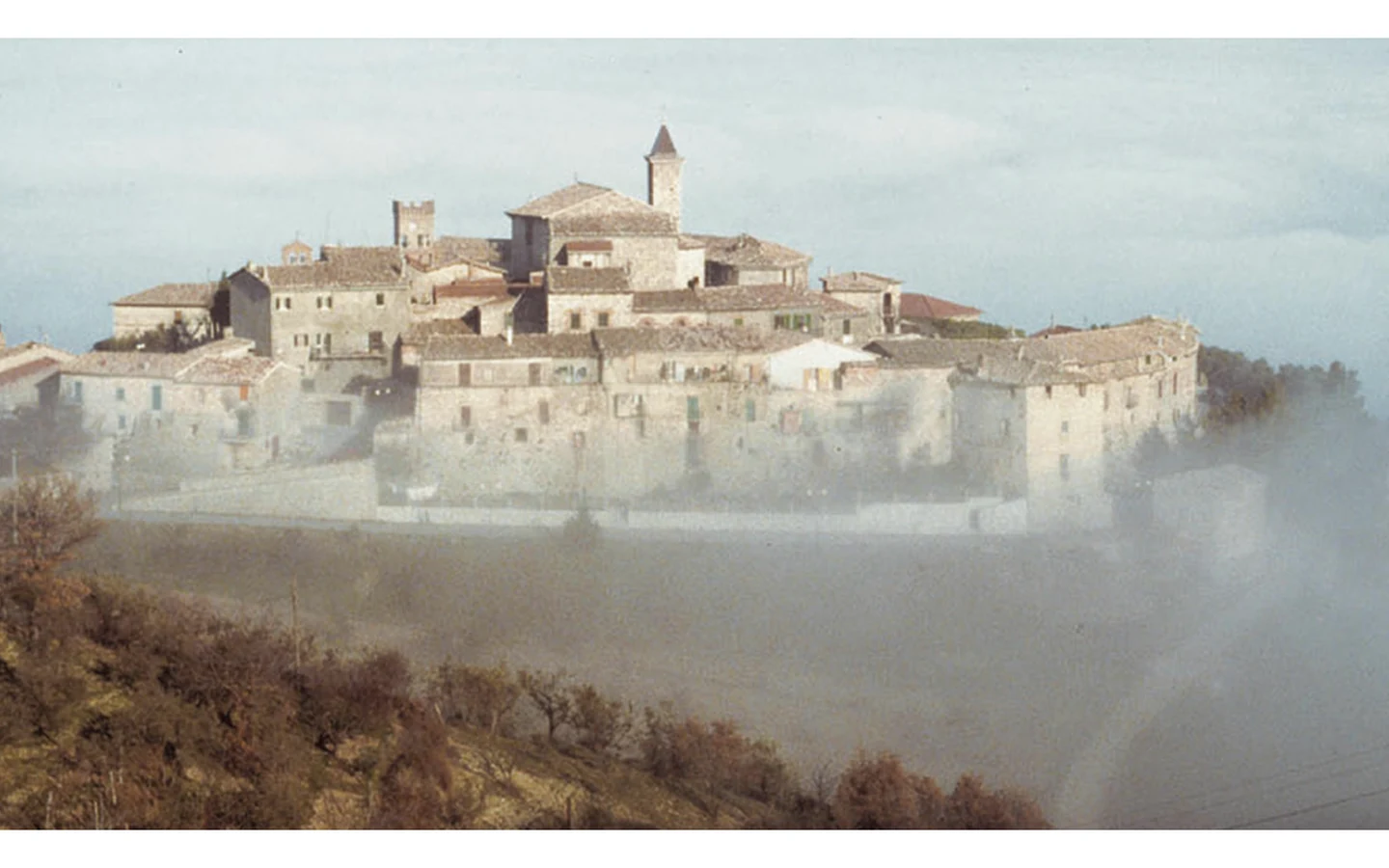 Paesaggio di Giano dell'Umbria, Umbria, IT